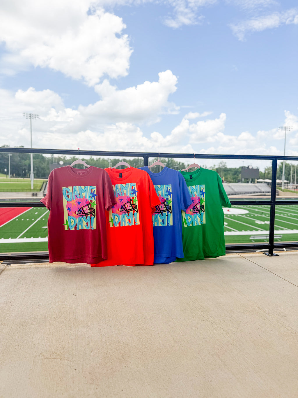 Preppy Touchdown with Stars